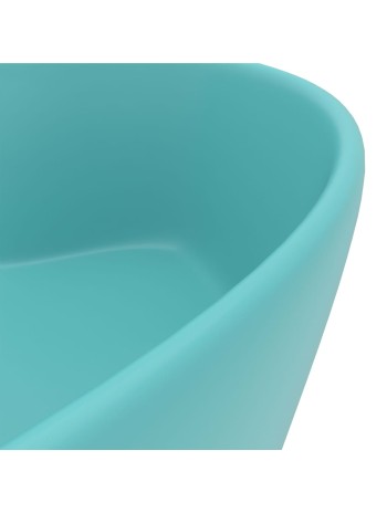 Luxus-Waschbecken mit Überlauf Matt Hellgrün 36x13 cm KeramikHome-Essentials