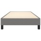 Boxspringbett Dunkelgrau 90x200 cm Stoff