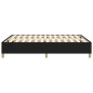 Boxspringbett Schwarz 140x200 cm Stoff