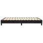 Boxspringbett Schwarz 140x200 cm Samt