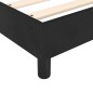 Boxspringbett Schwarz 140x200 cm Samt