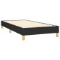 Boxspringbett Schwarz 80x200 cm Stoff