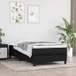 Boxspringbett Schwarz 80x200 cm Stoff