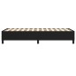 Boxspringbett Schwarz 90x200 cm Stoff