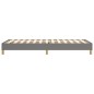 Boxspringbett Dunkelgrau 90x190 cm Stoff