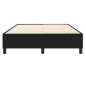 Boxspringbett Schwarz 140x200 cm Stoff