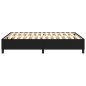 Boxspringbett Schwarz 140x200 cm Stoff