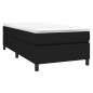 Boxspringbett Schwarz 90x190 cm Stoff