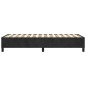 Boxspringbett Schwarz 100x200 cm Samt