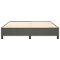 Boxspringbett Dunkelgrau 180x200 cm Samt