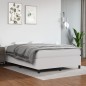 Boxspringbett Weiß 140x200 cm Kunstleder