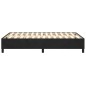 Boxspringbett Schwarz 120x200 cm Samt