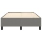 Boxspringbett Dunkelgrau 120x200 cm Stoff