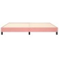 Boxspringbett Rosa 200x200 cm Samt