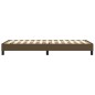 Boxspringbett Dunkelbraun 90x200 cm Stoff