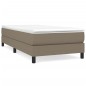 Boxspringbett Taupe 80x200 cm Stoff