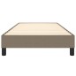 Boxspringbett Taupe 80x200 cm Stoff