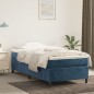 Boxspringbett Dunkelblau 80x200 cm Samt