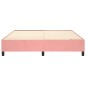 Boxspringbett Rosa 160x200 cm Samt