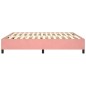 Boxspringbett Rosa 160x200 cm Samt