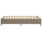 Boxspringbett Taupe 120x200 cm Stoff