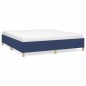 Boxspringbett Blau 160x200 cm Stoff