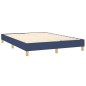 Boxspringbett Blau 140x190 cm Stoff