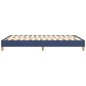 Boxspringbett Blau 140x190 cm Stoff