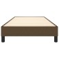 Boxspringbett Dunkelbraun 90x190 cm Stoff