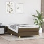 Boxspringbett Dunkelbraun 90x190 cm Stoff