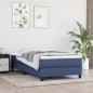 Boxspringbett Blau 100x200 cm Stoff