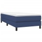 Boxspringbett Blau 100x200 cm Stoff