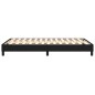 Boxspringbett Schwarz 120x200 cm Stoff