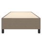 Boxspringbett Taupe 80x200 cm Stoff