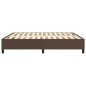 Boxspringbett Braun 180x200 cm Kunstleder