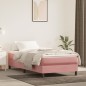 Boxspringbett Rosa 80x200 cm Samt