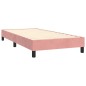 Boxspringbett Rosa 80x200 cm Samt