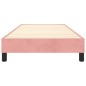 Boxspringbett Rosa 80x200 cm Samt