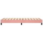 Boxspringbett Rosa 80x200 cm Samt