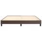 Boxspringbett Braun 180x200 cm Kunstleder