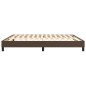 Boxspringbett Braun 180x200 cm Kunstleder