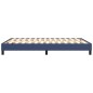 Boxspringbett Blau 140x190 cm Stoff