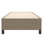 Boxspringbett Taupe 90x190 cm Stoff