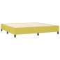 Boxspringbett Grün 200x200 cm Stoff