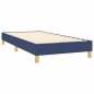 Boxspringbett mit Matratze & LED Blau 80x200 cm Stoff