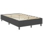 Boxspringbett Dunkelgrau Stoff 120x200 cm