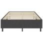 Boxspringbett Dunkelgrau Stoff 120x200 cm