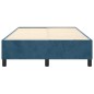 Boxspringbett Dunkelblau 120x200 cm Samt