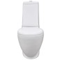 Toiletten & Bidet Set Weiß Keramik