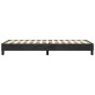 Boxspringbett Schwarz 90x200 cm Samt